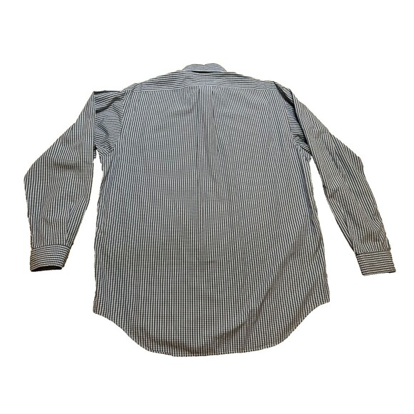 Vintage Ralph Lauren Blake Men's Button Down Collard Shirt Medium Blue Plaid U.S - Picture 8 of 8